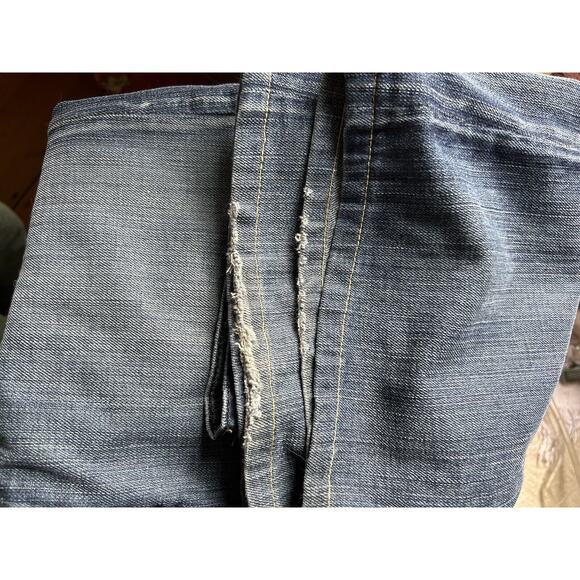 Rock Republic Wide Leg Jeans, Size 30-Women’s/Orange Logo Back Pocket - Picture 7 of 8